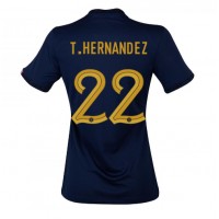 Dres Francúzsko Theo Hernandez #22 Domáci pre Ženy MS 2022 Krátky Rukáv